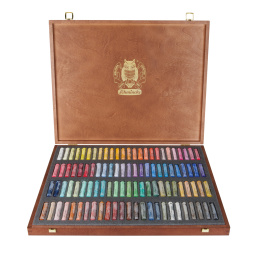 Soft Pastel Wooden Box 100-set in the group Art Supplies / Crayons & Graphite / Pastel Crayons at Pen Store (137811)