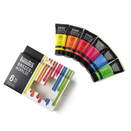 Acrylic paint Fluorescent Set Tubes 6x22 ml in the group Art Supplies / Artist colours / Acrylic Paint at Pen Store (137839)