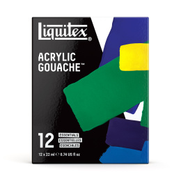 Gouache Paint Essentials Set 12x22 ml in the group Art Supplies / Artist colours / Gouache at Pen Store (137841)