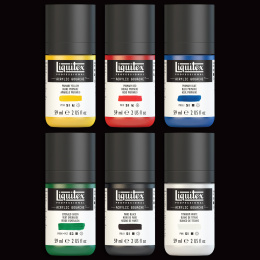 Gouache Paint Primaries Set 6x59 ml in the group Art Supplies / Artist colours / Gouache at Pen Store (137843)