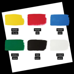 Gouache Paint Primaries Set 6x59 ml in the group Art Supplies / Artist colours / Gouache at Pen Store (137843)