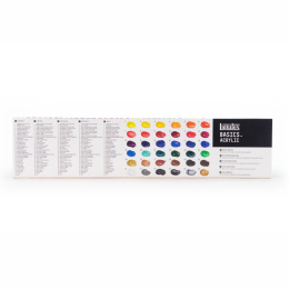 Basics Acrylic Paint Set 36x22 ml in the group Art Supplies / Artist colours / Acrylic Paint at Pen Store (137848)