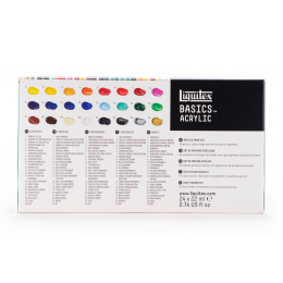 Basics Acrylic Paint Set 24x22 ml in the group Art Supplies / Artist colours / Acrylic Paint at Pen Store (137849)