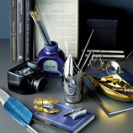 Pen holder Ink bottle Blue in the group Hobby & Creativity / Organize / Home Office at Pen Store (137907)
