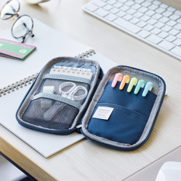 Pencil case Smart-fit Compact Navy in the group Pens / Pen Accessories / Pencil Cases at Pen Store (137914)