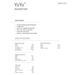 YoYo Magnifier Lilac in the group Hobby & Creativity / Hobby Accessories / Artist Lamps at Pen Store (137931)