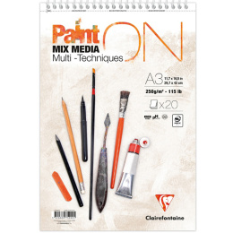 Paint'ON Multi-Technique Spiral Pad A3 in the group Paper & Pads / Artist Pads & Paper / Mixed Media Pads at Pen Store (137967)