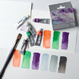 Professional Watercolour 5 ml Tubes Revival Set of 6 in the group Art Supplies / Artist colours / Watercolour Paint / Watercolour in tube at Pen Store (137999)