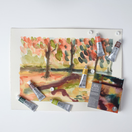 Professional Watercolour 5 ml Tubes Rich Earth 6-set in the group Art Supplies / Artist colours / Watercolour Paint / Watercolour in tube at Pen Store (138002)