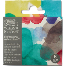Professional Watercolour 5 ml Tubes Urban Set of 6 in the group Art Supplies / Artist colours / Watercolour Paint / Watercolour in tube at Pen Store (138005)