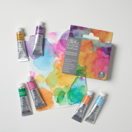 Professional Watercolour 5 ml Tubes Vibrant Set of 6 in the group Art Supplies / Artist colours / Watercolour Paint / Watercolour in tube at Pen Store (138007)