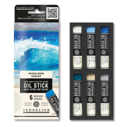 Oil Stick Mini 6-set Seascape in the group Art Supplies / Crayons & Graphite / Oil sticks at Pen Store (138060)