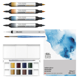 Mixed Media Urban Sketching Set 16-piece in the group Pens / Artist Pens / Illustration Markers at Pen Store (138079)