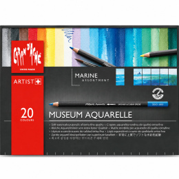 Museum Aquarelle Marine 20-pack in the group Pens / Artist Pens / Watercolour Pencils at Pen Store (138085)