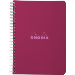 Notebook Spiral Plum A5 Ruled in the group Paper & Pads / Note & Memo / Writing & Memo Pads at Pen Store (138116)