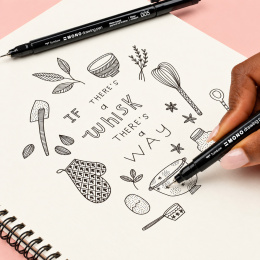 MONO Drawing Fine Fineliner Set of 4 in the group Pens / Writing / Fineliners at Pen Store (138132)