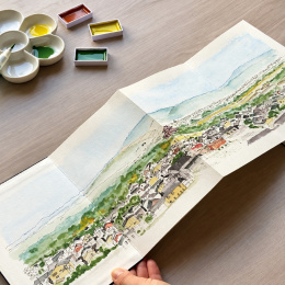 Orinote Watercolor Book Brown in the group Paper & Pads / Artist Pads & Paper / Watercolour Pads at Pen Store (138156)