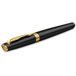 Meridian Matte Black/Chrome Fountain Pen  in the group Pens / Fine Writing / Fountain Pens at Pen Store (138295_r)