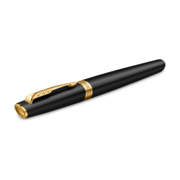 Meridian Matte Black/Gold Rollerball in the group Pens / Fine Writing / Rollerball Pens at Pen Store (138301)