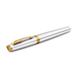 Meridian Chrome/Gold Fountain Pen  in the group Pens / Fine Writing / Fountain Pens at Pen Store (138303_r)