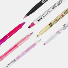 Sample kit Pink in the group Shop by colour / Shop by Colour: Pink at Pen Store (sample02_set)