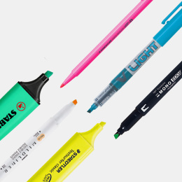 Sample kit Neon Highlighters in the group Pens / Office / Highlighters at Pen Store (sample04_set)
